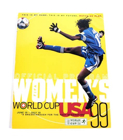 1999 FIFA Women's World Cup programme