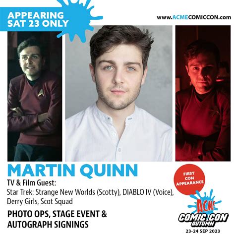 Martin Quinn, Guest - ACME Comic Con