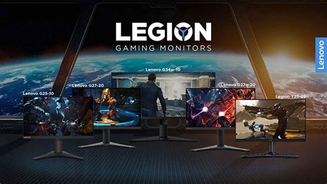 Lenovo Updates Legion Gaming Monitor Line-Up for 2021