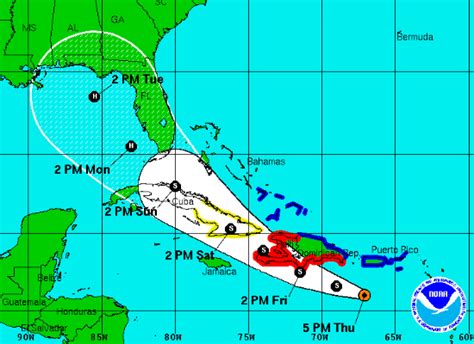 Hurricane center's cone of error shrinks again - tribunedigital-sunsentinel