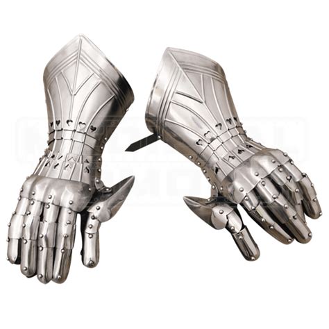 Gothic Gauntlets - AH-6023 by Medieval Armour, Leather Armour, Steel ...