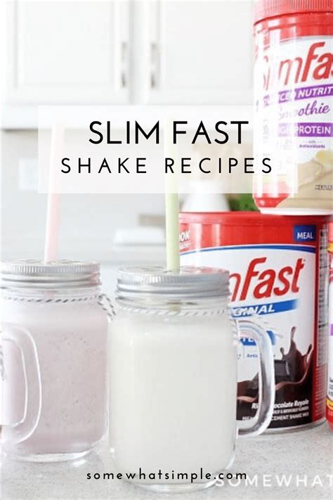 Best Slim Fast Shakes Recipe | Somewhat Simple