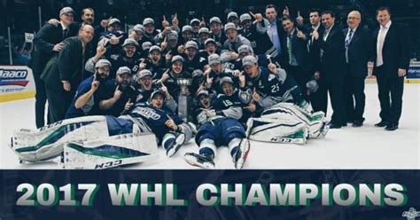 Seattle Thunderbirds are Crowned 2017 WHL Champions – Seattle Thunderbirds