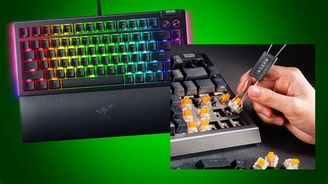 Razer BlackWidow 4 75% sports hot-swappable switches