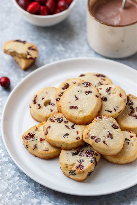 Cranberry Shortbread Cookies Recipe — Eatwell101