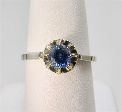 Vintage Ceylon sapphire engagement ring – Victorious