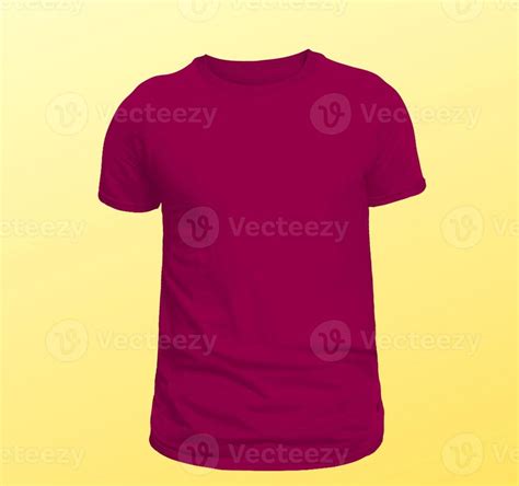 T-shirt Mockup with Yellow background 20506363 Stock Photo at Vecteezy