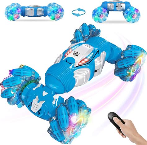 Amazon.com: BEMITON Remote Control RC Cars for Boys,Gesture Sensing RC Stunt Car 6 7 8-12 9 10 ...