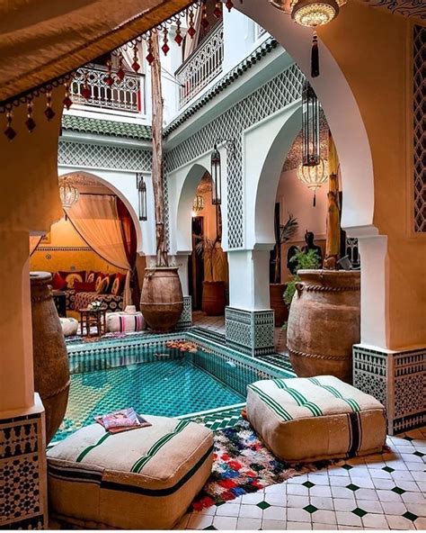 Moroccan Riad, Moroccan Homes, Moroccan Interiors, Moroccan Design ...