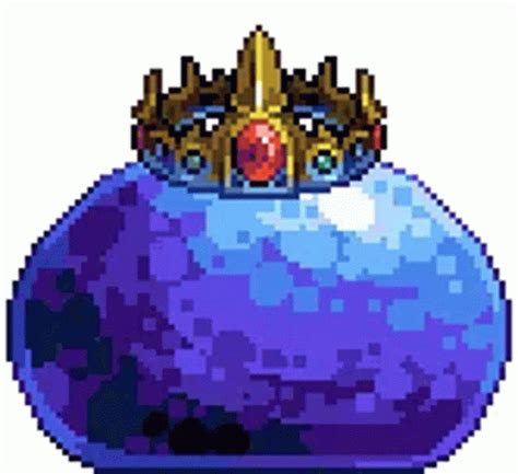 King Slime Terraria Sticker - King Slime Terraria - Discover & Share GIFs