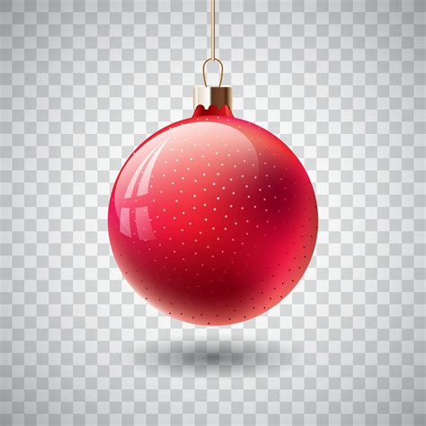 Isolated Red Christmas ornament 337068 Vector Art at Vecteezy