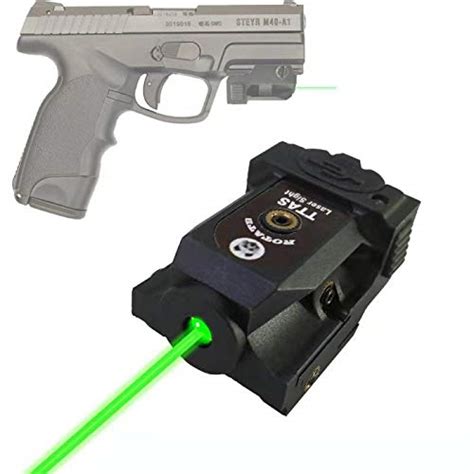 Buy Green Laser, Compact Laser Fits of Standard Picatinny Rail Low Profile Pistol Green Dot ...