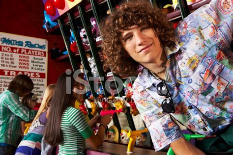 Kids At Amusement Park Stock Photo | Royalty-Free | FreeImages