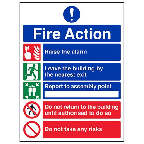 Fire Action Notice Image - ELINALO