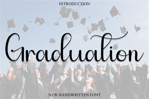 Graduation Font by PiPi Creative · Creative Fabrica