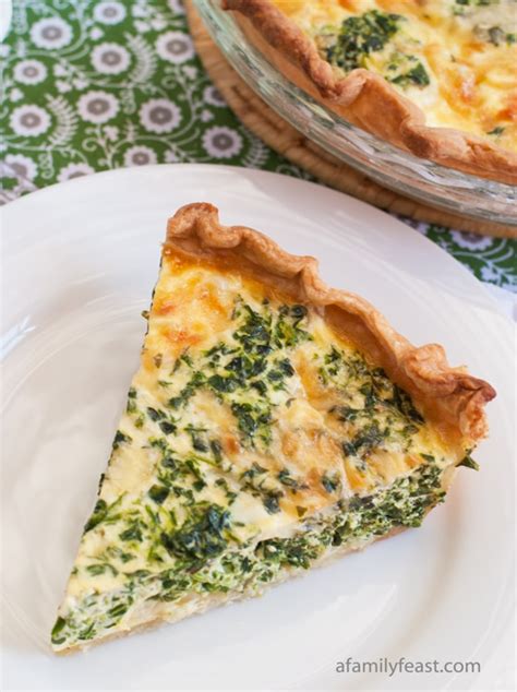 egg spinach quiche recipe