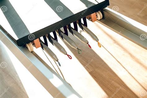 Reformer Pilates Equipment for Fitness Workouts Stock Image - Image of studio, active: 309193465