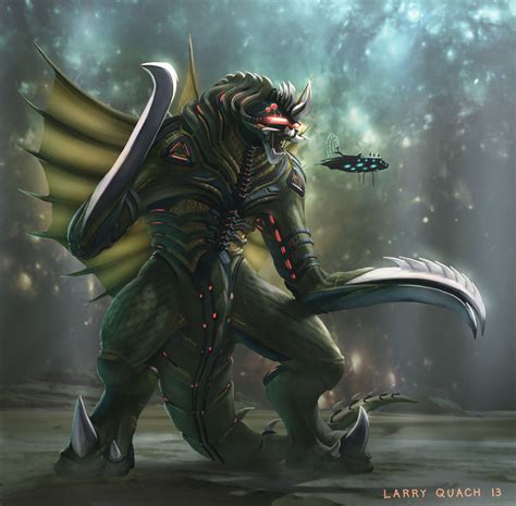 Larry T Quach's Art Blog: Gigan Redesign