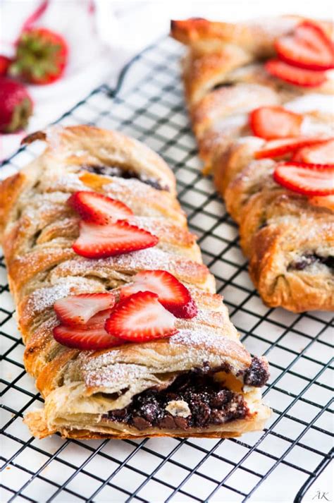 Chocolate Stuffed Puff Pastry Braid - Aberdeen's Kitchen