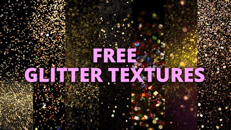 Free Glitter Textures for Photoshop