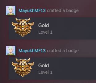 The foil badge is showing as the normal level 1 badge : r/Steam