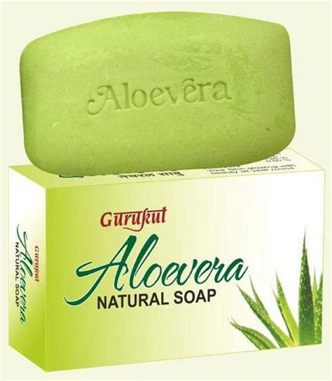 Buy Aloe Vera Soap from Shree Swaminarayan Gurukul Herbal Aushadam, Rajkot | ID - 1064063