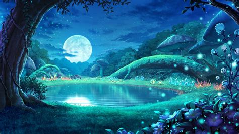 Anime Moonlight Wallpapers - Top Free Anime Moonlight Backgrounds - WallpaperAccess