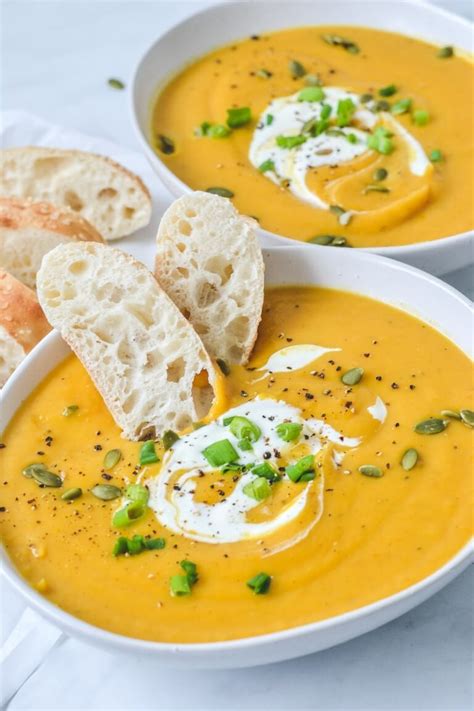 Roast Pumpkin and Carrot Soup | Recipe | Roast pumpkin soup, Roasted ...