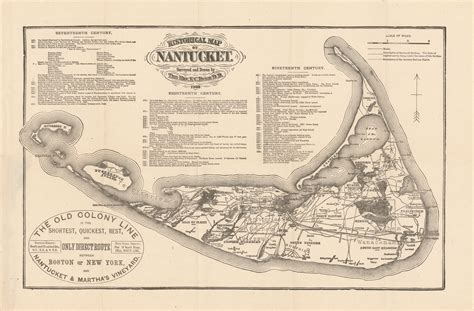 Historical Map of Nantucket, Massachusetts 1869 – WardMaps LLC