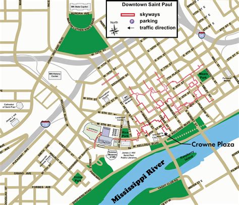 Minneapolis Skyway Map Printable | Printable Maps