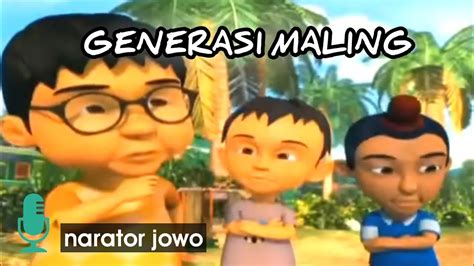 upin-ipin bahasa jawa,lucu,generasi maling - YouTube