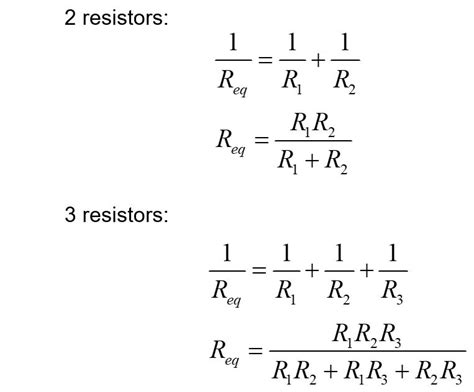 Resistors in series and parallel