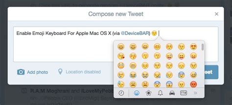 Enable Emoji Keyboard For Apple Mac OS X