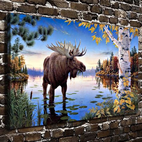 A0001 Wildebeests Natural Scenery Animal Scenery. HD Canvas Print Home decoration Living Room ...