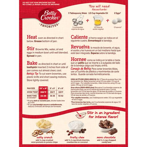 betty crocker fudge brownie mix directions