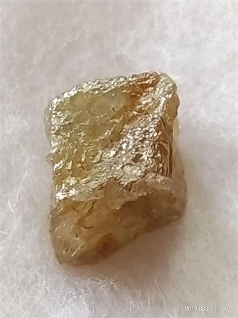 Natural Rough Diamond 3.05 Carat Natural Yellow Color Rough Uncut Loose ...