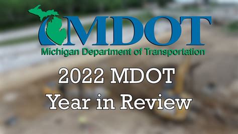 2022 MDOT Year in Review Video - YouTube