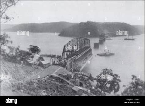 Hawkesbury River Railway Bridge 1888 Stock Photo - Alamy