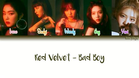 Red Velvet (레드벨벳) – Bad Boy Lyrics (Han|Rom|Eng|Color Coded) - YouTube