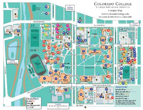 Colorado College Map • mappery