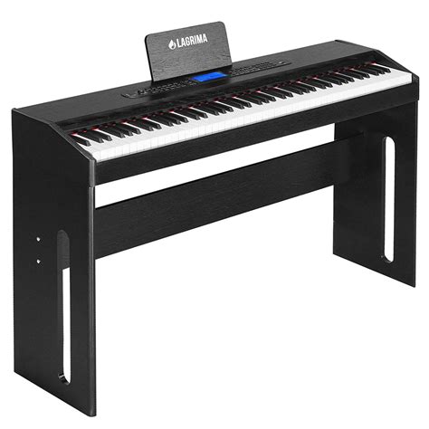 LAGRIMA Electric Digital Grand Console Keyboard Piano for Beginner/Adults with Pedal Board 88 ...