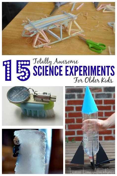 15 Awesome Science Experiments For Older Kids