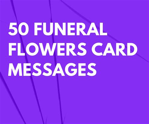 50 Funeral Flowers Card Messages for a Friend – FutureofWorking.com