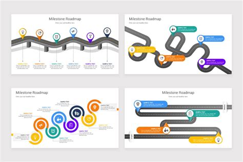 Milestone Roadmap PowerPoint Template | Nulivo Market