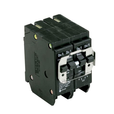 Eaton One 30 Amp 2 Pole and One 40 Amp 2 Pole Type BR, BQ Quadplex Circuit Breaker-BQ230240 ...