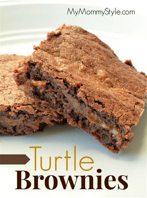 Turtle Brownies - My Mommy Style