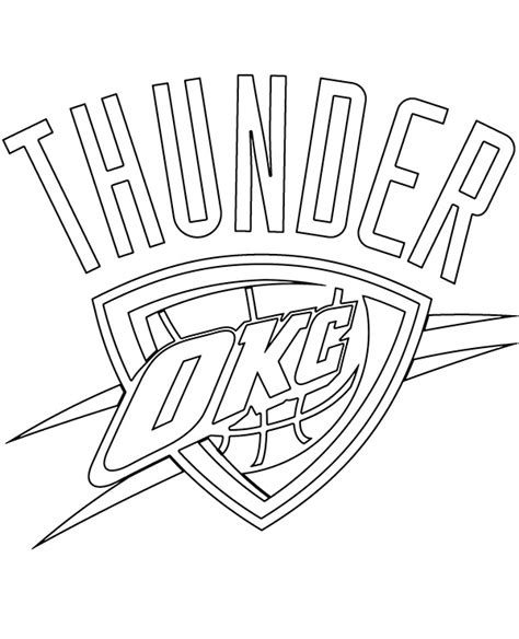 Printable Oklahoma City Thunder logo