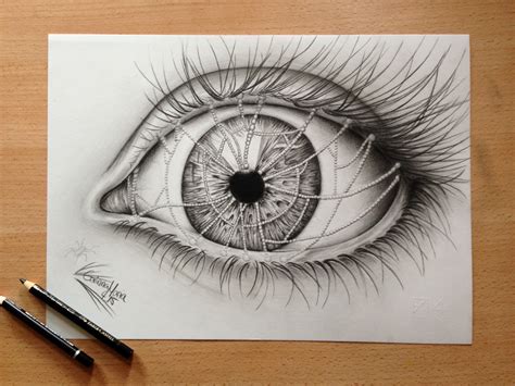 Surreal Eye Drawing at PaintingValley.com | Explore collection of Surreal Eye Drawing