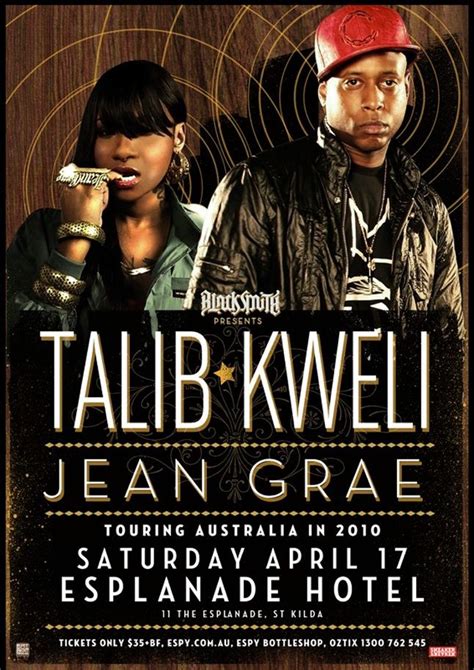 Talib Kweli/Jean Grae 2010 Oz Tour