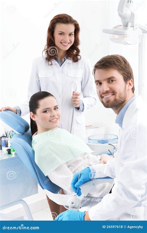 Ready for Treatment of Carious Teeth Stock Photo - Image of drilling, hair: 26597618